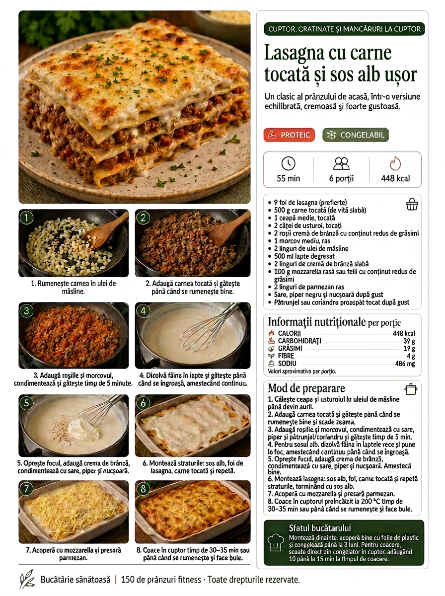 Lasagna cu carne tocată